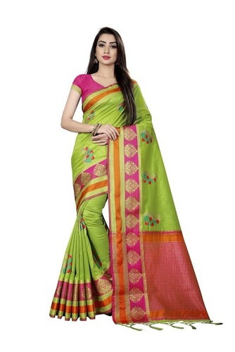 5 Ladies Banarasi Wooven Saree