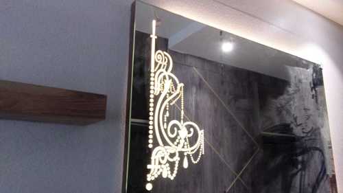 LED Mirror - Glass, 50x70 cm, 800 Lumens, 3000K | Bright Illumination, Elegant Design, Energy Efficient, Easy Installation, Durable Material, High Definition