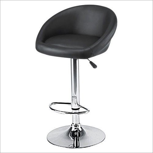 Black Revolving Bar Chair