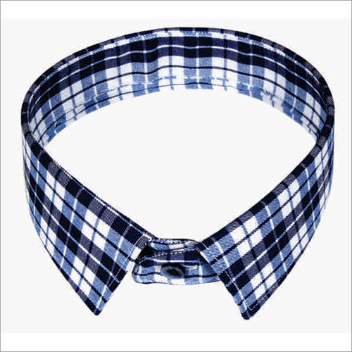 Casual Check Shirt Collar Microdot Fusible Interlining