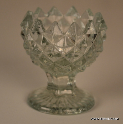 Ice Cup Shape Crystal Candle Holder