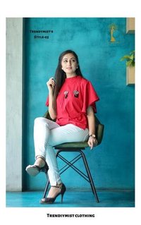 Fancy Ladies Tops - Tokko Imported Stretchable Fabric, Size S-36 To Xxl-44, Designer Bow With Heart Crop Top, Short Sleeve, All Season Wear