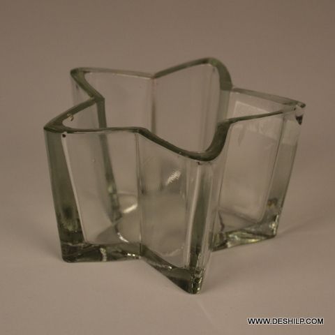 Star Glass Candle Holder