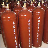 Acetylene Gas Cylinder - Stainless Steel, Height: 950mm, Capacity: 47kg, Pressure: 150-250 Bar | Purity: 99.5%, Application: Industrial, Volume: 5.5-7.5mâ³