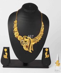 Traditional Gold Plated Necklace Set