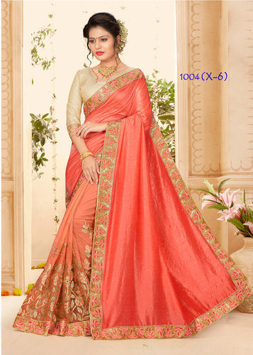 Party wear outlet synthetic saree