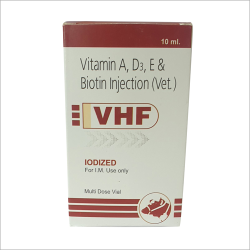 Vitamin A, D3 -E and Biotin Veterinary Injection