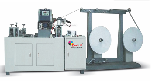 Semi Automatic Paper Handle Making Machine
