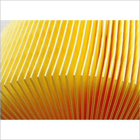 Yellow Automotive Filter Paper