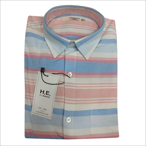 Mens Colored Striped Shirt