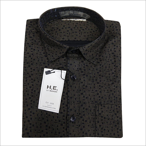 Mens Square Dotted Shirt