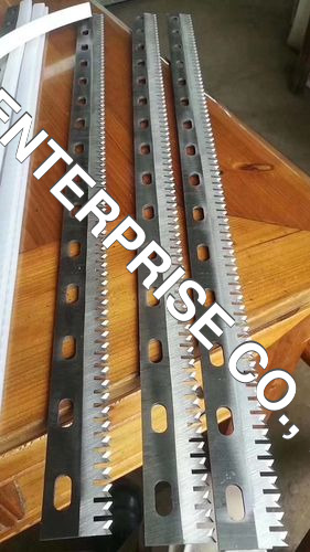 Serrated Cutting Blades/Perforate cutting knife for plastic and paper