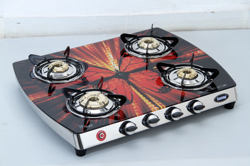 Manual 4 Burner Marble Top Lpg Gas Stoves