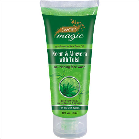 Neem And Aloevera Face Wash Easy To Use