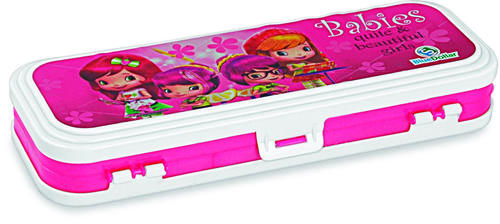 Dhoom Small Pencil Box - Plastic PP Material, Rectangle Shape Design | Durable and Lightweight Storage Solution
