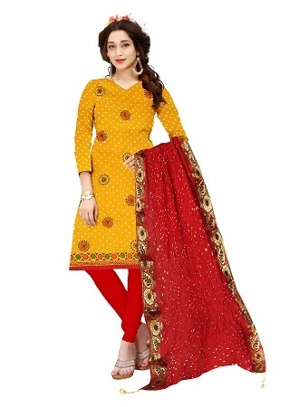 2 Ladies Cotton Dress Material