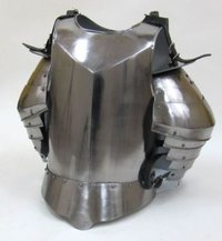 Medieval Suit Of Armor Breast Plate And Shoulders