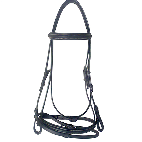 Horse Leather Bridle - Color: Black