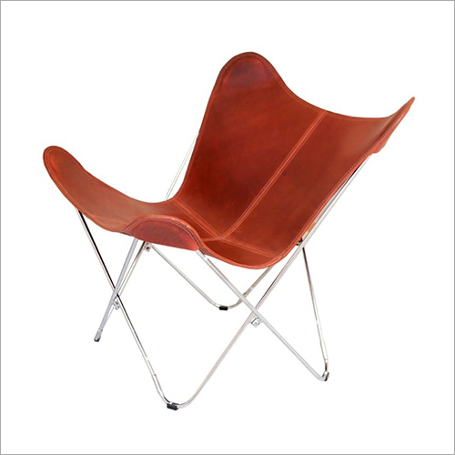 Leather Butterfly Chair - Color: All Color Available