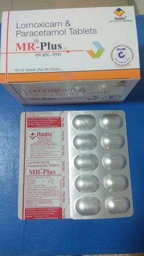 325 mg Lornoxicam 8 mg And Paracetamol Tablets