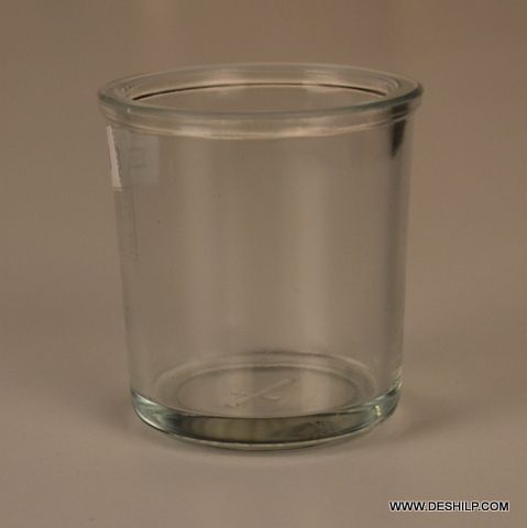 Clear T Light Candle Holder
