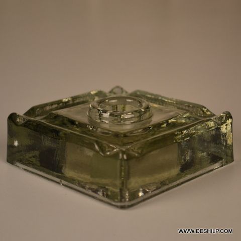 Glass Stick Candle Holder