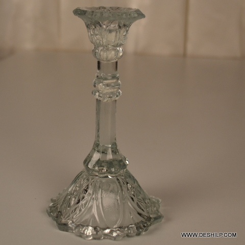 Eleglow Tall Glass Candle Stand - Product Type: Pillar Holder