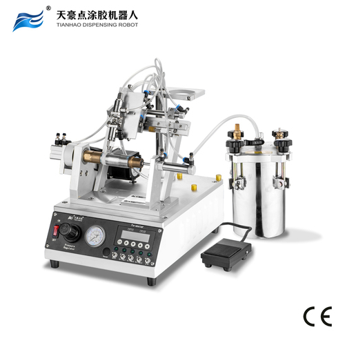 As Picture Thread Coating Machine Adhesive Glue Dispenser Th-960L2-X2