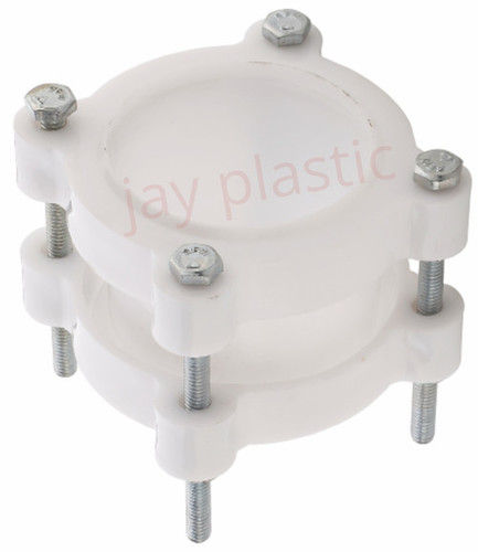 PP D Joint - Plastic, 1/2-4 Inch Size, Round Shape, 16-110 Thickness | White Color, Durable Design