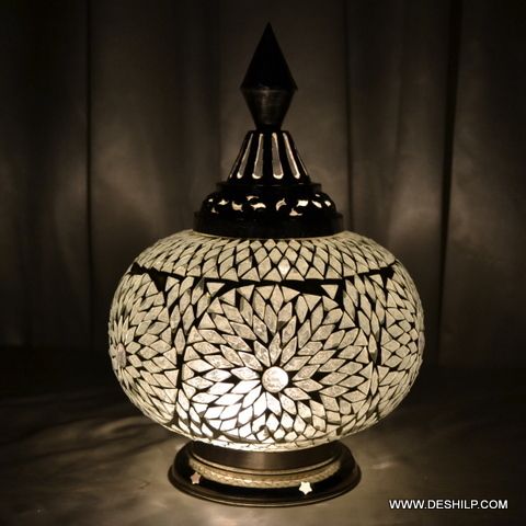 Mosaic Handmade Glass Table Lamp