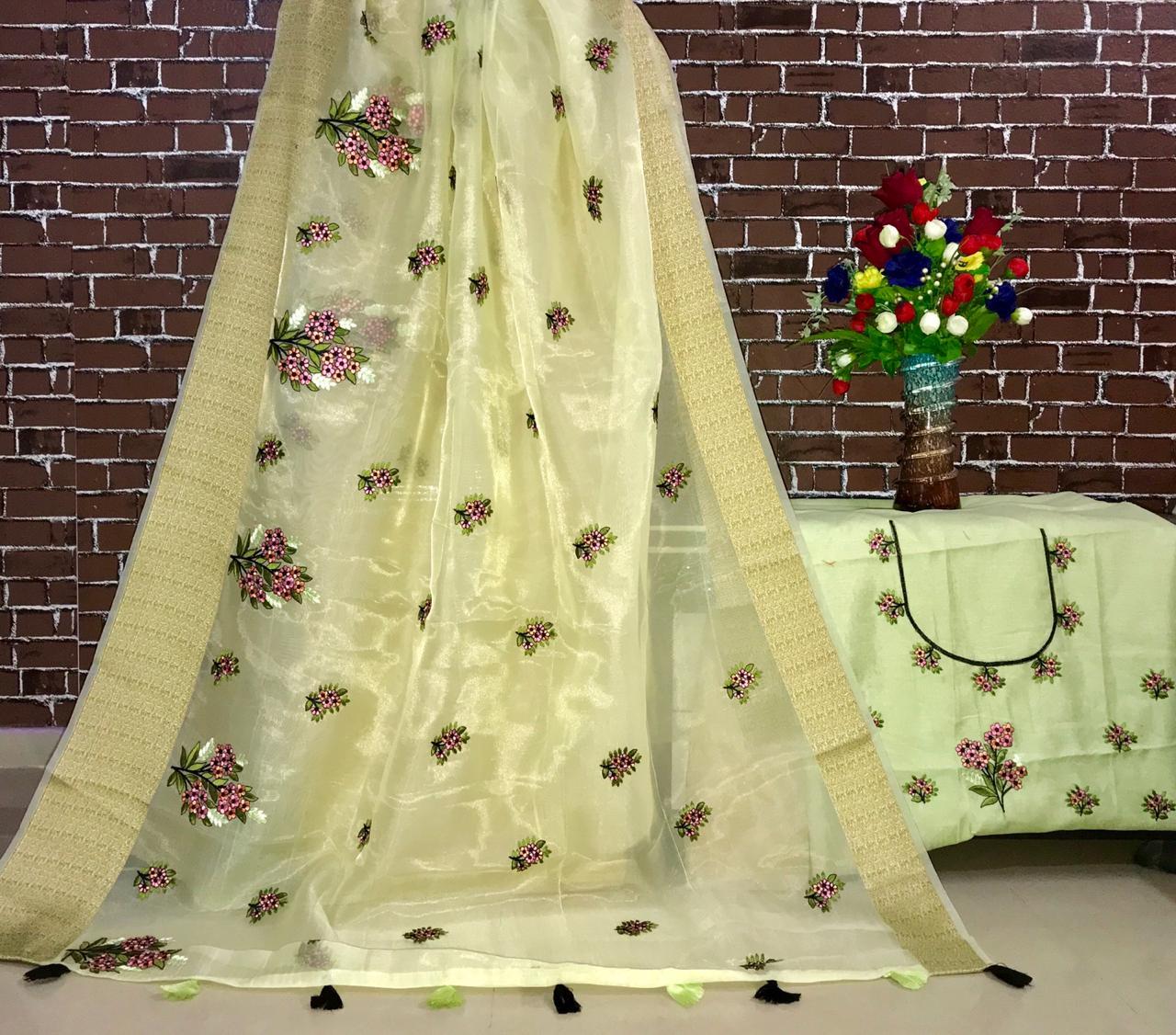 Organza Saree