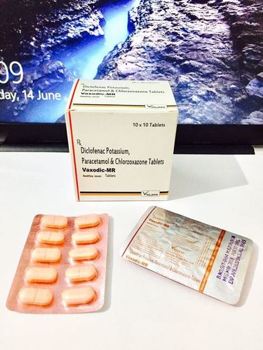 Diclofenac Potassium Paracetamol Chlorzoxazone Tablets General Medicines