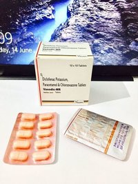 Diclofenac Potassium  paracetamol  Chlorzoxazone tablets