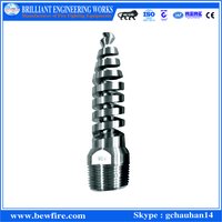 Tank Cleaner Nozzle - Brass & Mild Steel, 1/8" To 1" Bsp Sizes, Silver Color | Fire Fighting Equipment, Polished Surface Treatment, 3-6 Bar Pressure, 1 Year Warranty, 200-500 Grams Weight