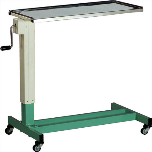 Steel Over Bed Table/ Food Trolley