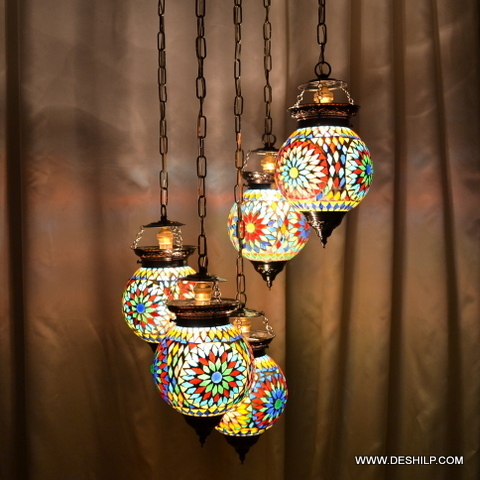 Mosaic Handmade Glass Wall Hanging for festivals