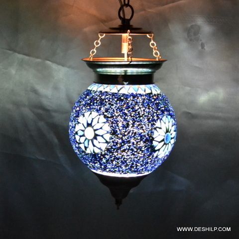 Blue Color Effect Mosaic Wall Hanging