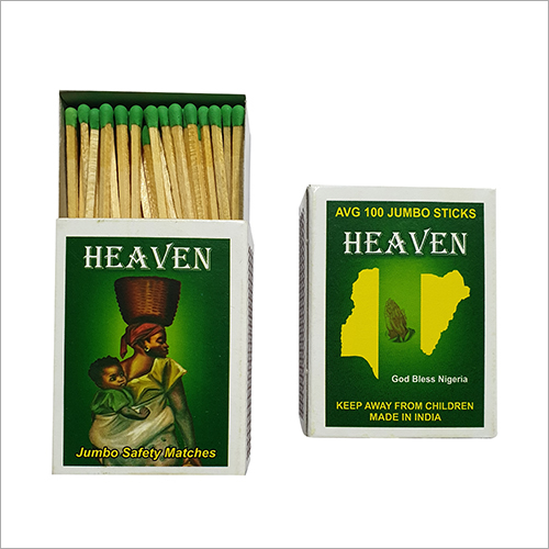 Jumbo Safety Matches By LUCKY INTERNATIONAL