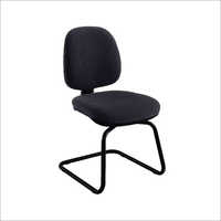 Black Fabric Visitor Chair