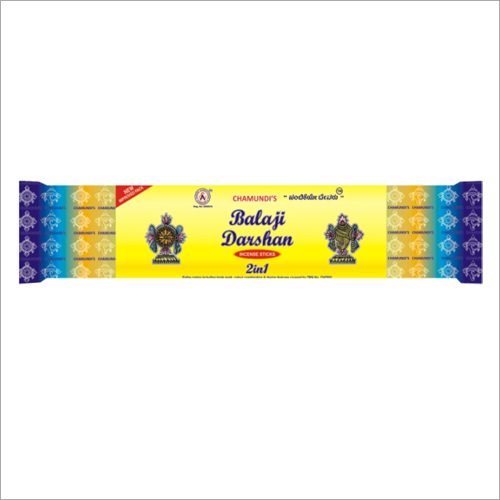 Black Balaji Darshan 2 In 1 Incense Stick