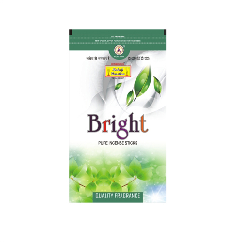 135 gm Bright Pure Incense Stick - Wooden Dust & Charcoal, 8-9 Inch Black Bamboo Sticks | Lightweight, Easy to Use