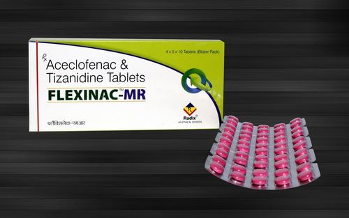 Aceclofenac 100 Mg & Tizanidine 2 Mg General Medicines