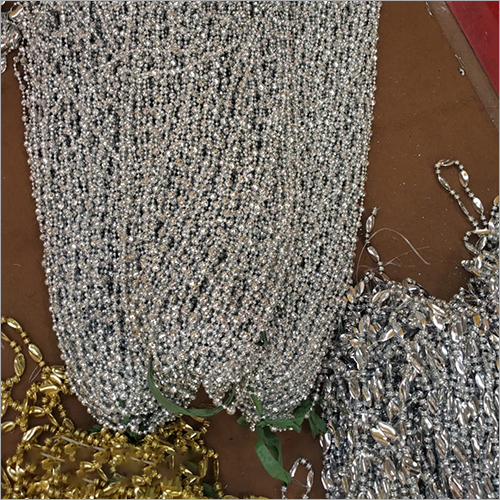 Golden Fancy Beaded Curtains