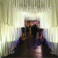 Crystal Decorative Wedding Ceiling Tent - Customizable Dimensions, Available In Multiple Colors | Durable, Eco-friendly, Lightweight, Modern Indian Art Style