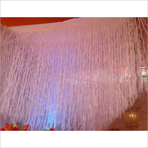 Decorative Wedding Tent Ceiling - White, Customizable Length & Width | Durable, Easy to Install, Eco-Friendly, Lightweight, Indian Style