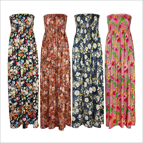 Available In All Colors Printed Maxi Dress