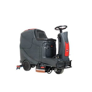 Nilfisk AS710R/AS850R - Medium-Sized Ride-On Scrubber Dryer | Robust Design, Intuitive Dashboard, Ideal for Heavy-Traffic Areas, Battery Operated, Includes Accessories