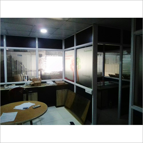 Available In Multiple Color Aluminium Glass Partition Frame
