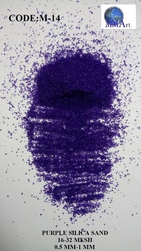 Natural color coated Purpul or violate silica quartz sand and silica Colored Purple Sand for paint and grout filler fine mesh or texture industries