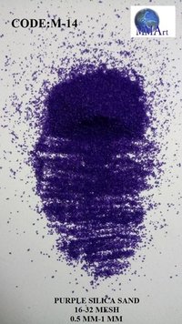 Natural color coated Purpul or violate silica quartz sand and silica Colored Purple Sand for paint and grout filler fine mesh or texture industries
